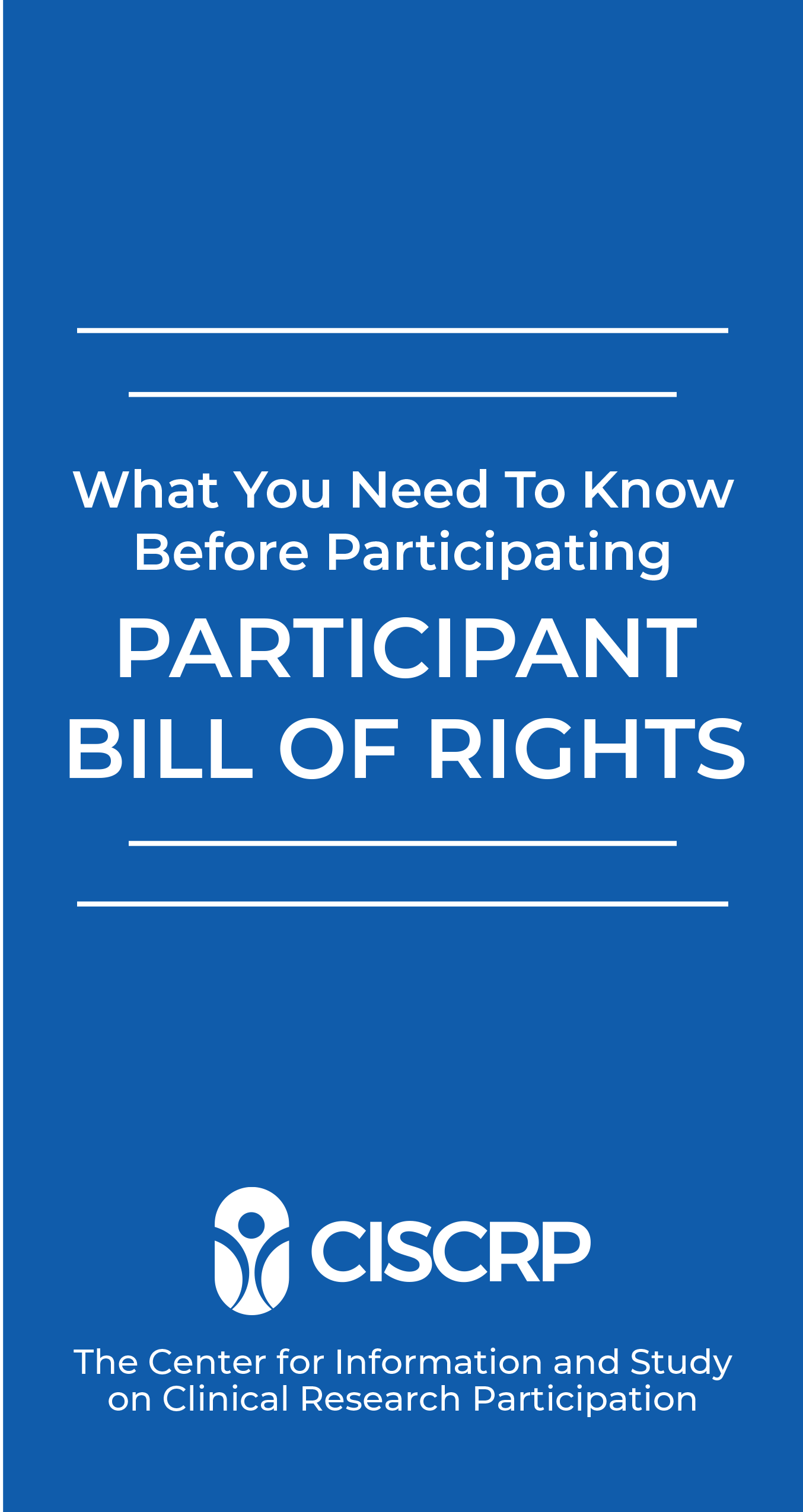 Participant Bill of Rights